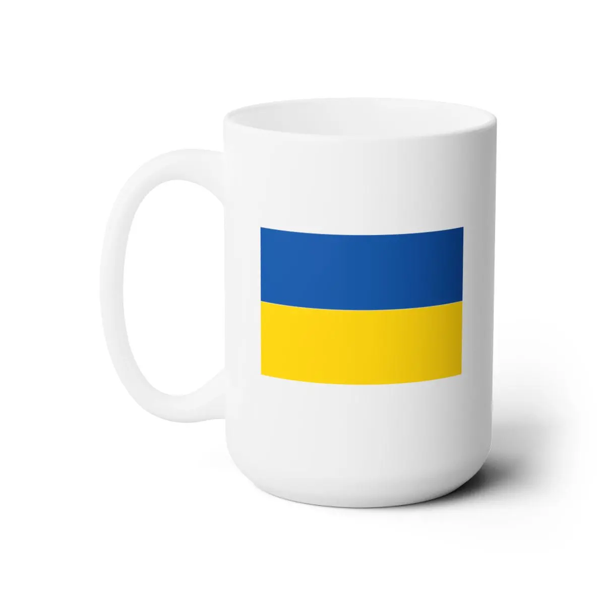 White Ceramic Mug 15Oz - Flag Of Ukaraine X 300 1