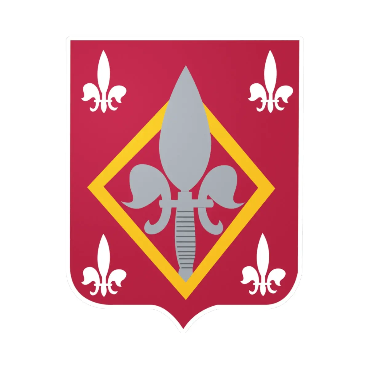 Kiss-Cut Vinyl Decals - 51St Engineer Battalion, Us Army Wo Txt X 300 1
