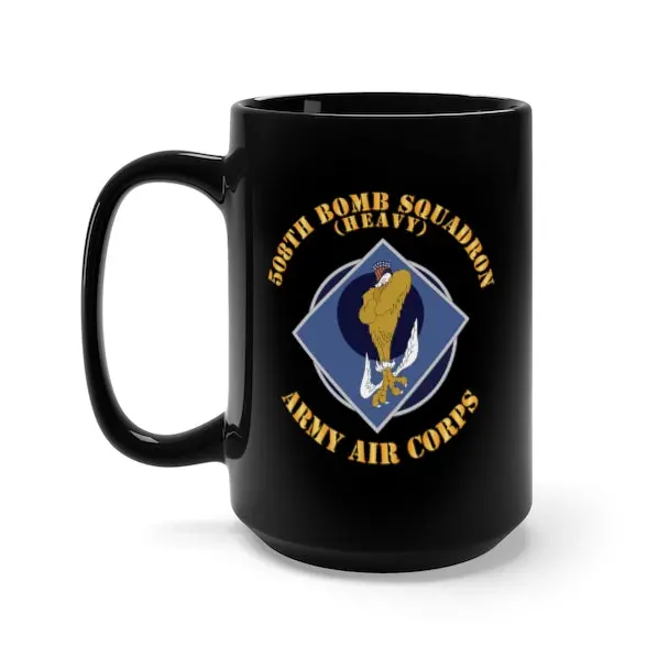 Black Mug 15Oz - Ssi - Aac - 508Th Bomb Squadron X 300 1