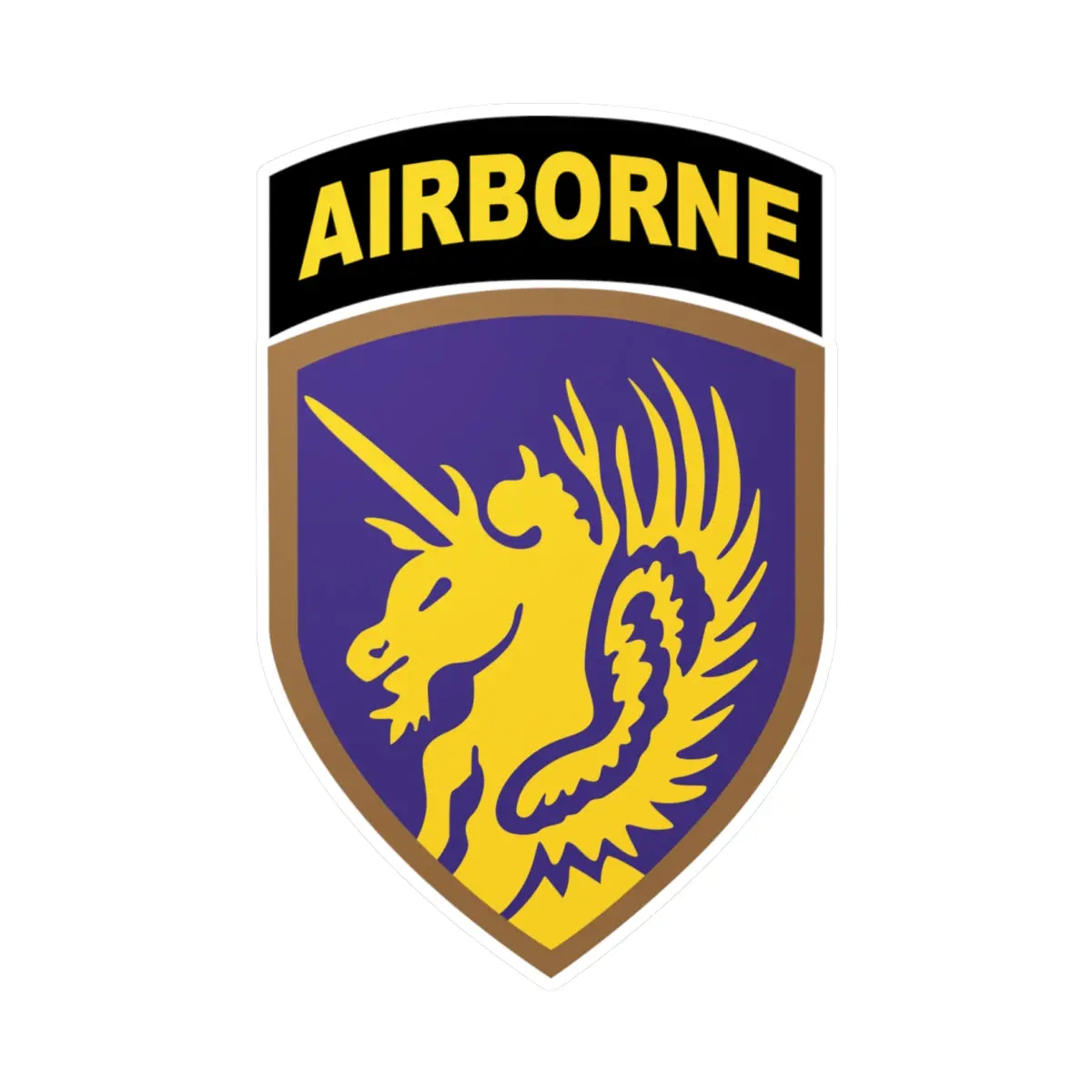 Kiss-Cut Vinyl Decals - Ssi - 13Th Airborne Division X 300 1