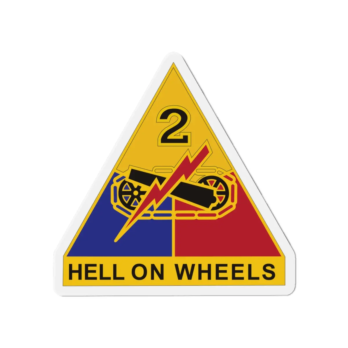Die-Cut Magnets - Dui - 2Nd Armored Division X 300 2