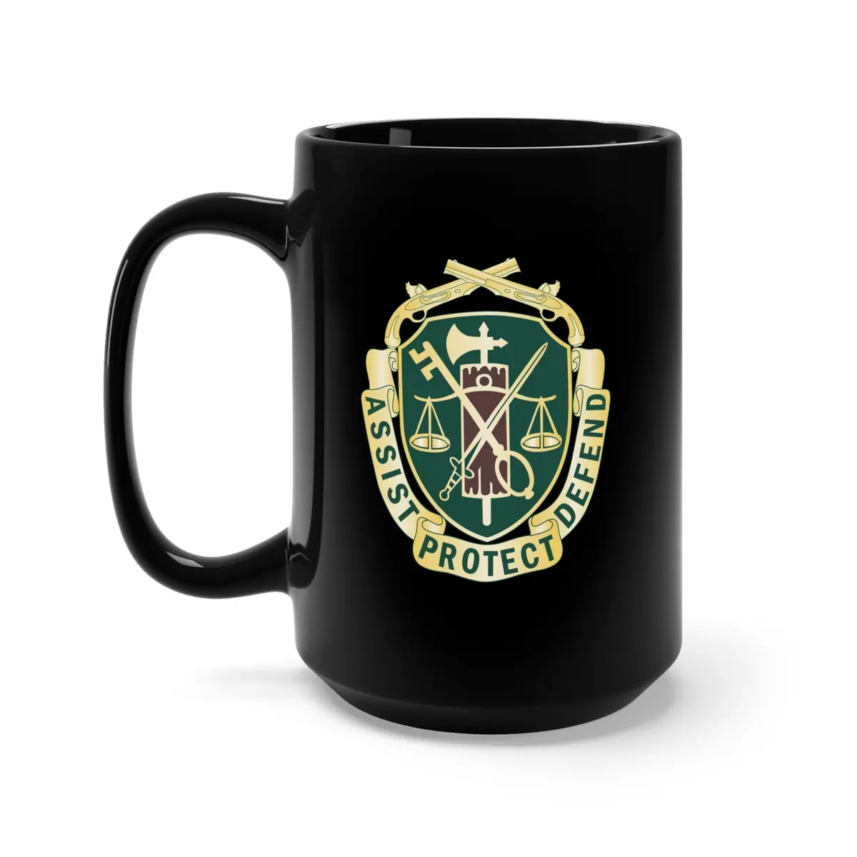 Black Mug 15Oz - Military Police Corps Regimental Dui Wo Txt X 300 1