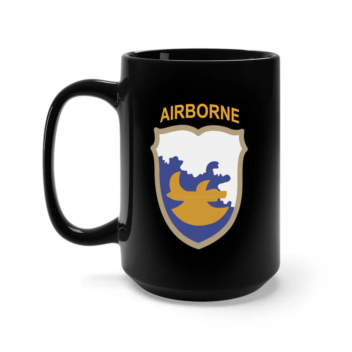Black Mug 15Oz - Ssi - 18Th Airborne Division - Phantom X 300 1