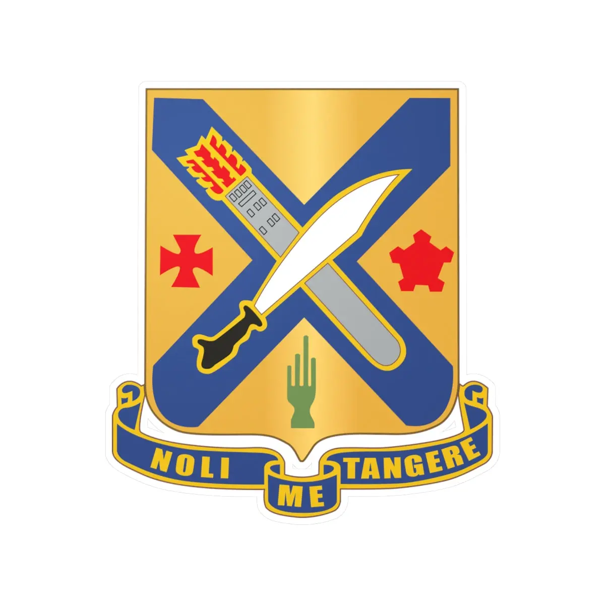 Kiss-Cut Vinyl Decals - Dui - 2Nd Infantry Regiment Wo Txt X 300 1