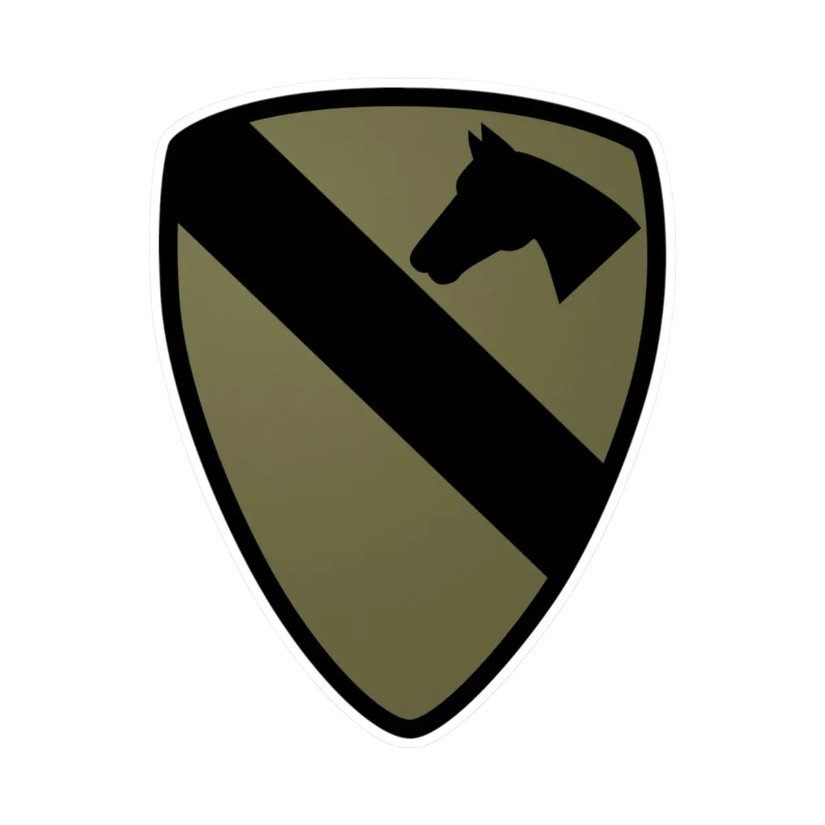 Kiss-Cut Vinyl Decals - Ssi - 1St Cavalry Division - Subdued X 300 1