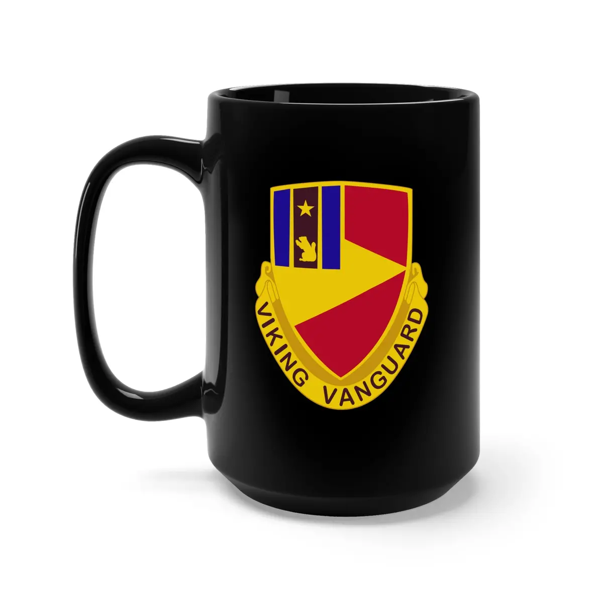 Black Mug 15Oz - Army - 94Th Cavalry Regiment Wo Txt 1