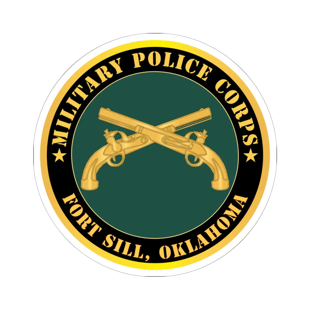 Kiss - Cut Stickers - Army - Military Police - Branch - Fort Sill, Ok X 300 1