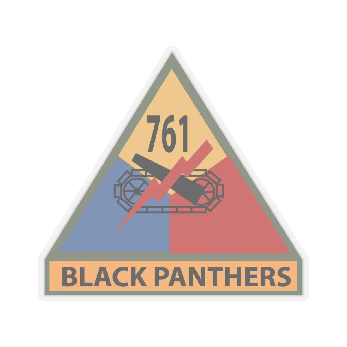 Kiss-Cut Stickers - Ssi - 761St Tank Battalion X 300 2