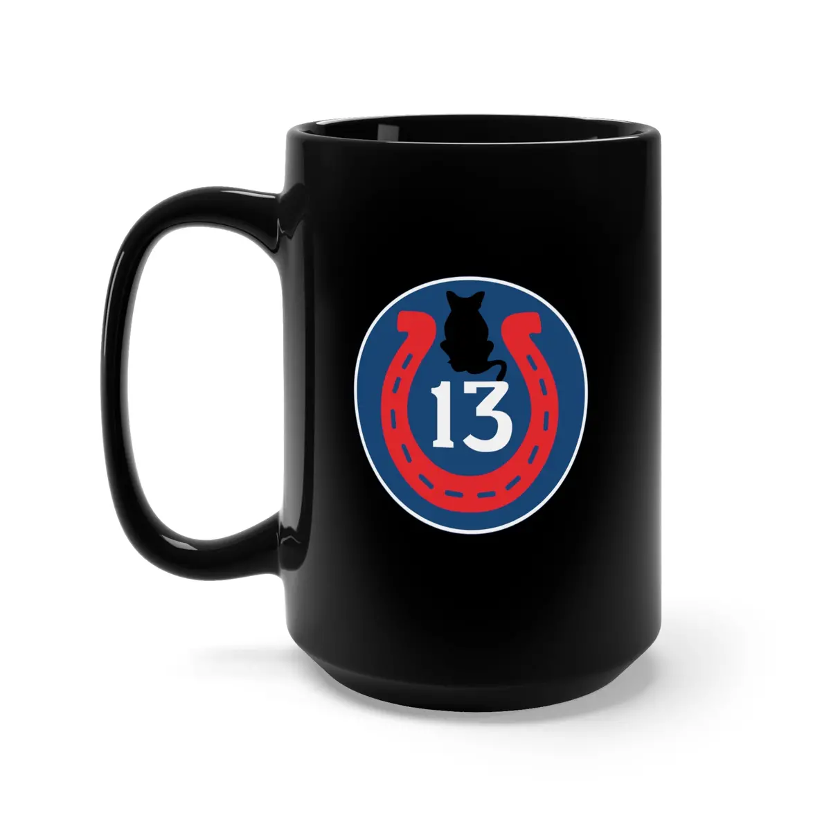 Black Mug 15Oz - Ssi - 13Th Infantry Division - Cat X 300 1