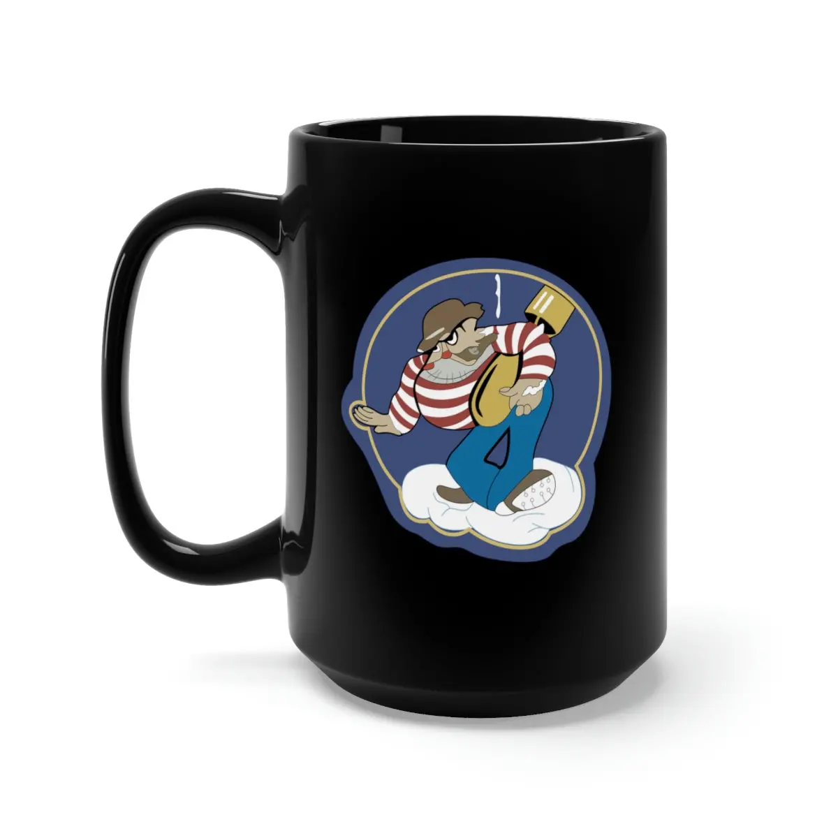 Black Mug 15Oz - Aac - 869Th Bomb Squadron, 497Th Bomb Group Wo Txt X 300 1