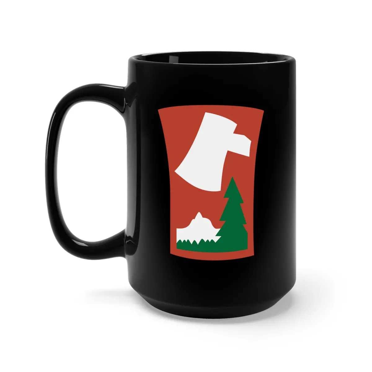 Black Mug 15Oz - Ssi - 70Th Infantry Division X 300 1