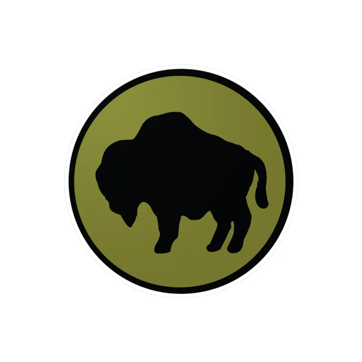 Kiss-Cut Vinyl Decals - Ssi - 92Nd Infantry Division X 300 1