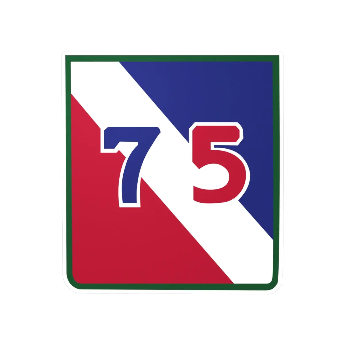 Kiss-Cut Vinyl Decals - Ssi - 75Th Infantry Division X 300 1