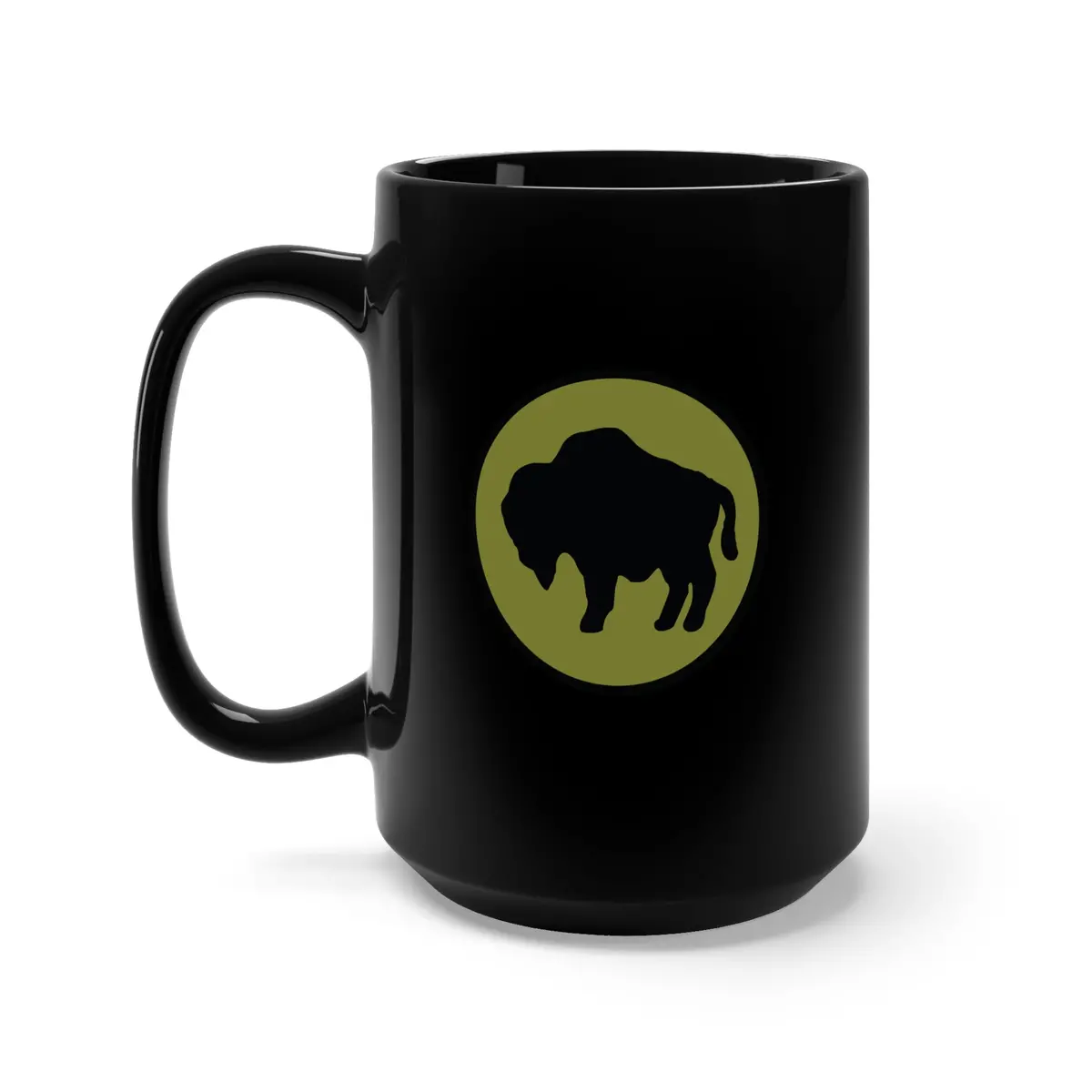 Black Mug 15Oz - Ssi - 92Nd Infantry Division X 300 1