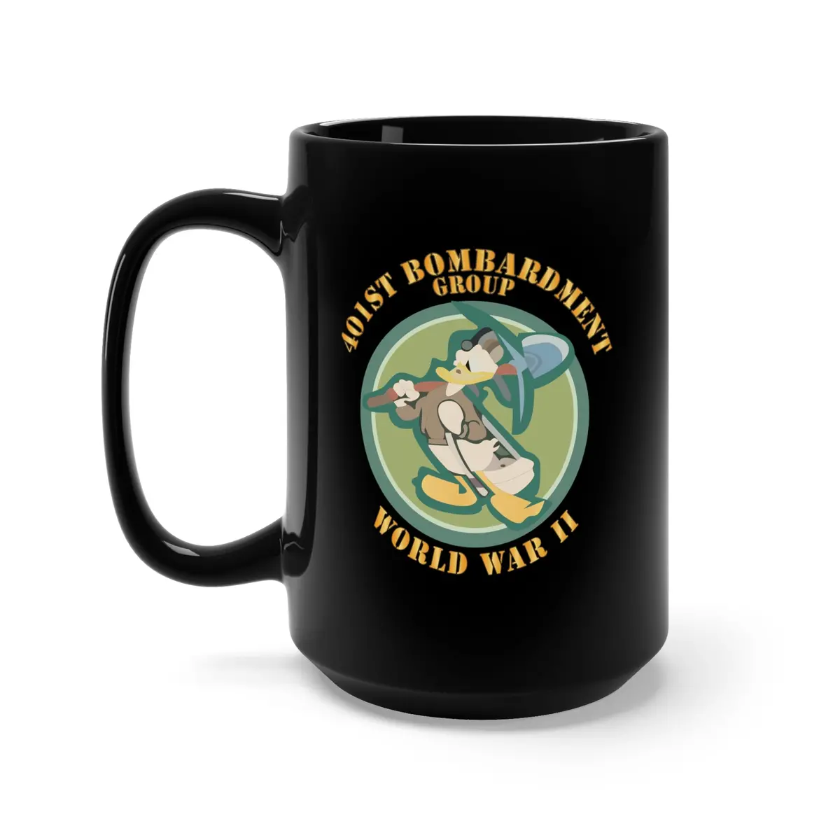 Black Mug 15Oz - Aac - 401St Bombardment Group - Wwii X 300 1