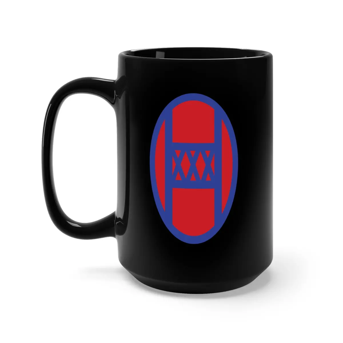 Black Mug 15Oz - Ssi - 30Th Infantry Division X 300 1