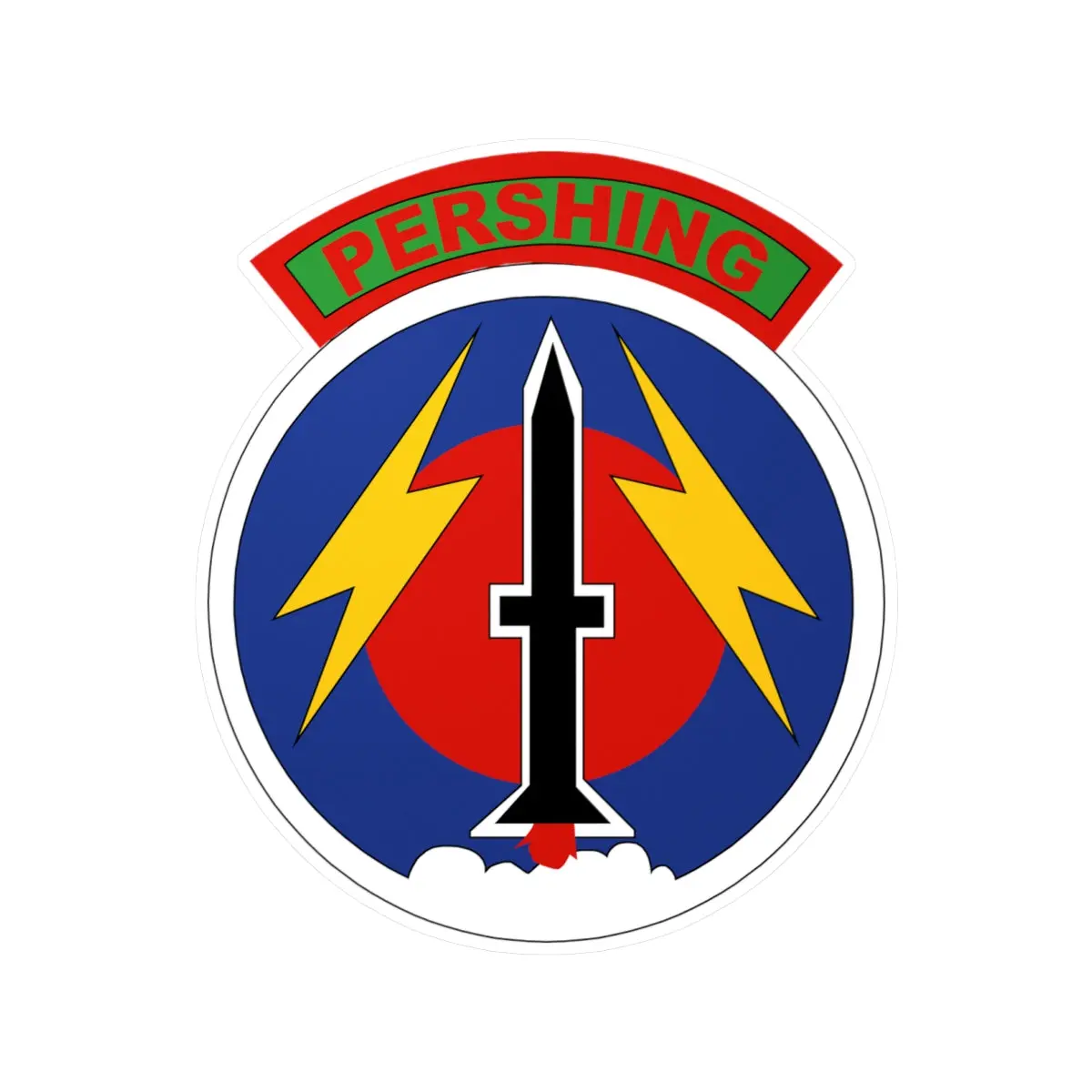 Kiss-Cut Vinyl Decals - Army - 56Th Artillery Command - Pershing 1