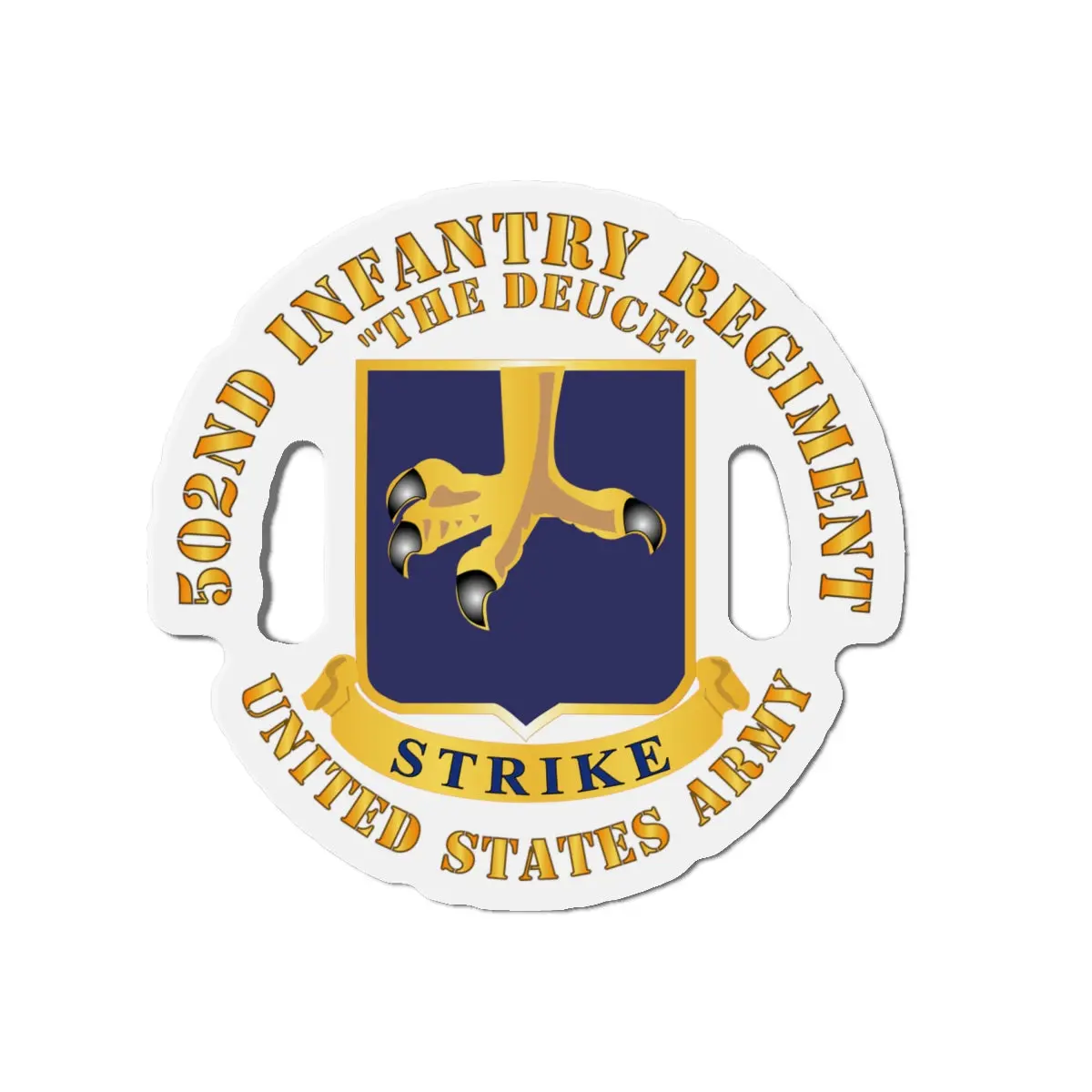 Die-Cut Magnets - 502Nd Infantry Regt - Dui - The Deuce 2
