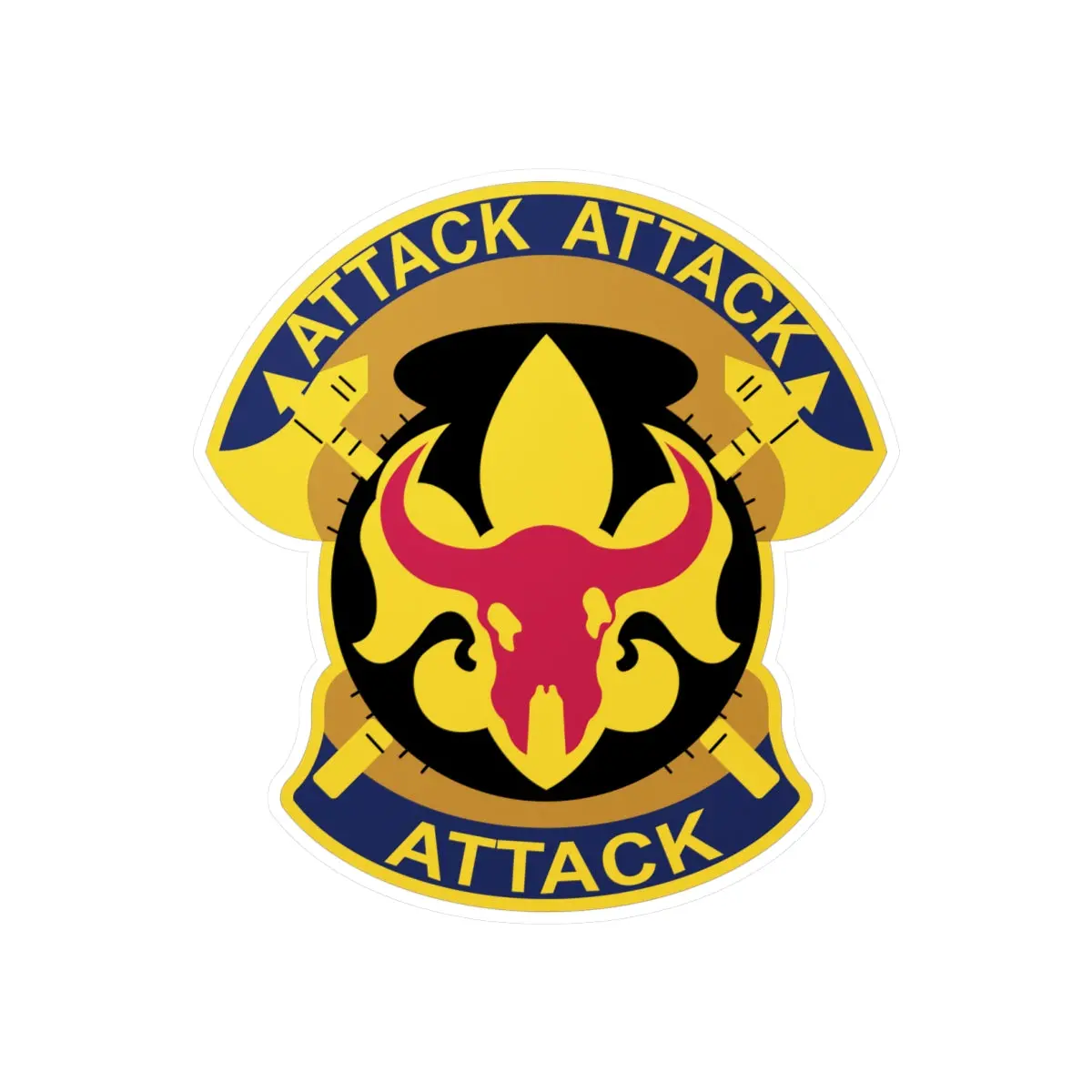 Kiss-Cut Vinyl Decals - Dui - 34Th Infantry Division X 300 1