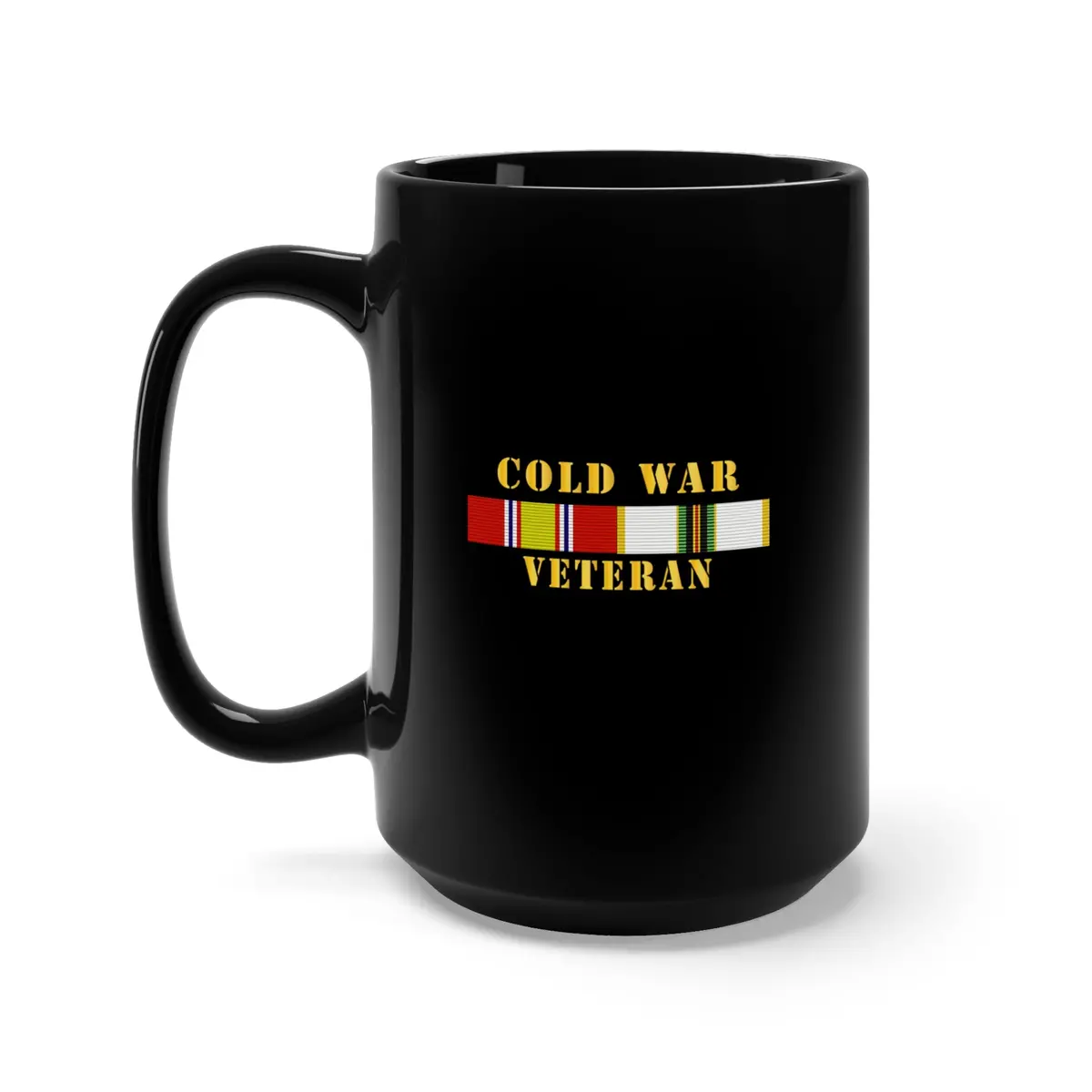 Black Mug 15Oz - Army - Cold War Veteran W Cold Svc 1