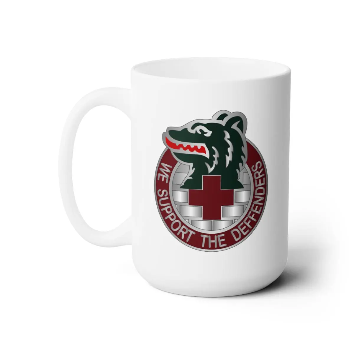 White Ceramic Mug 15Oz - Army - 279Th Station Hospital - Dui Wo Txt X300 1