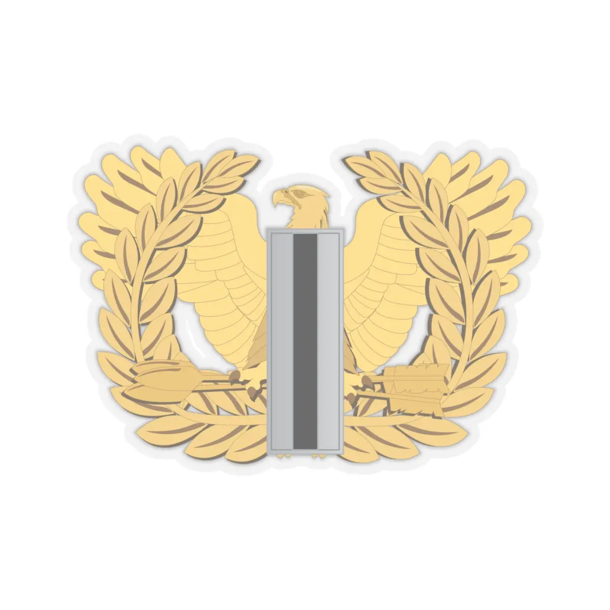 Kiss-Cut Stickers - Army - Chief Warrant Officer - W05 - Flat - Eagle And Bar Wo Txt X 300 2