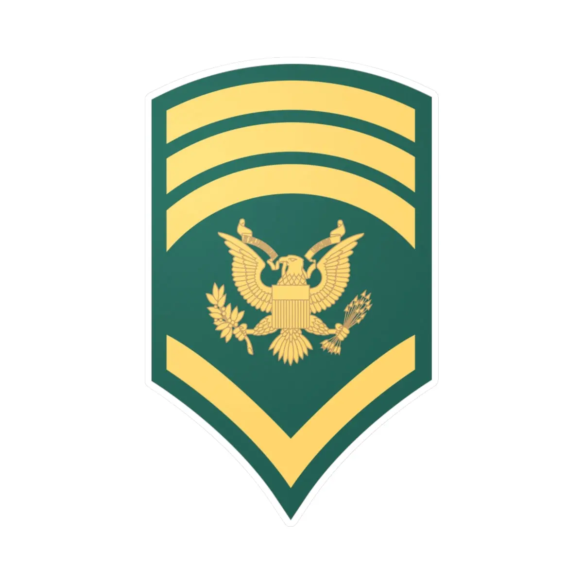 Kiss-Cut Vinyl Decals - Army - Enlisted - Spec 8 - Specialist 8  - Std Wo Txt X 300 1