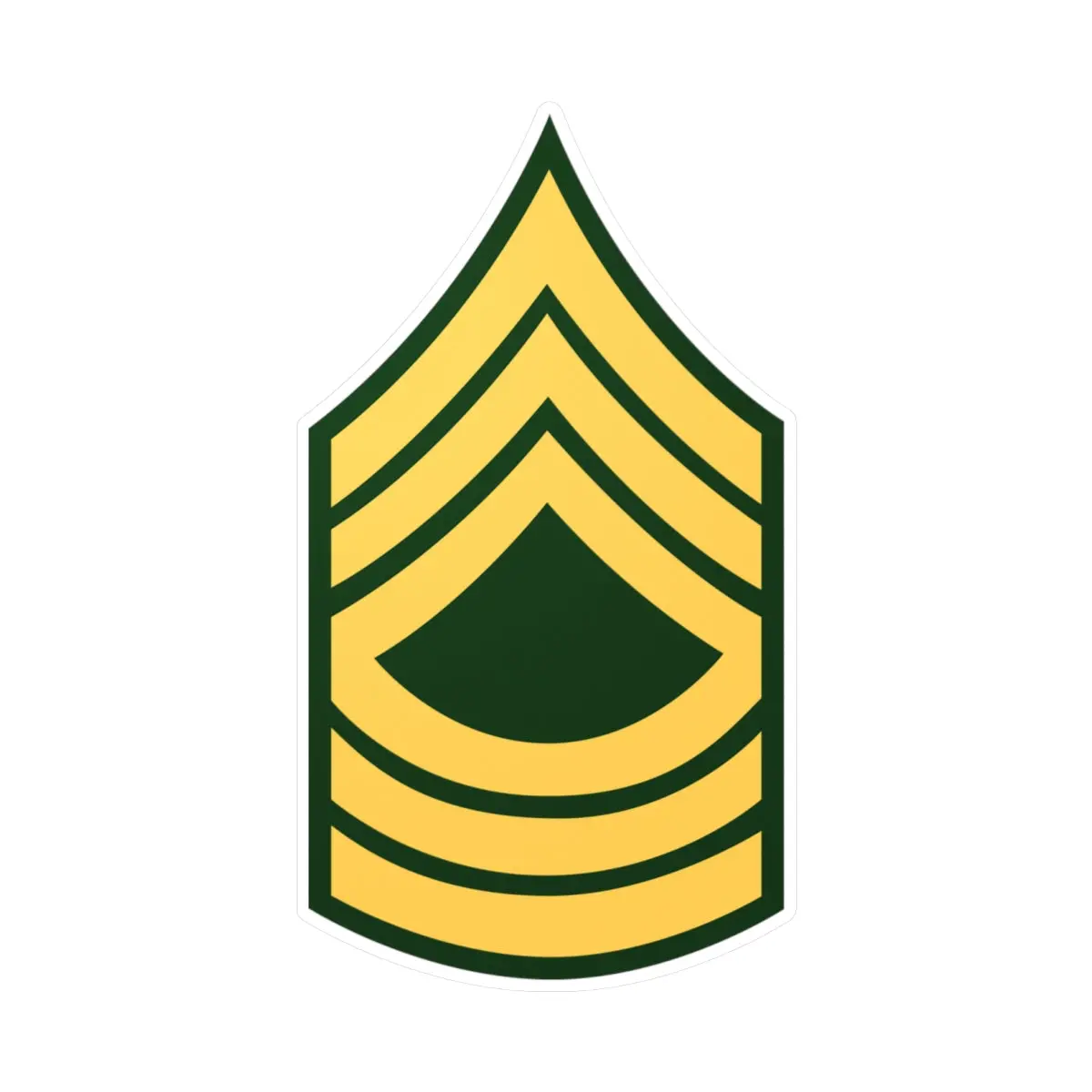 Kiss-Cut Vinyl Decals - Army - Master Sergeant E-8 (Msg) X 300 1