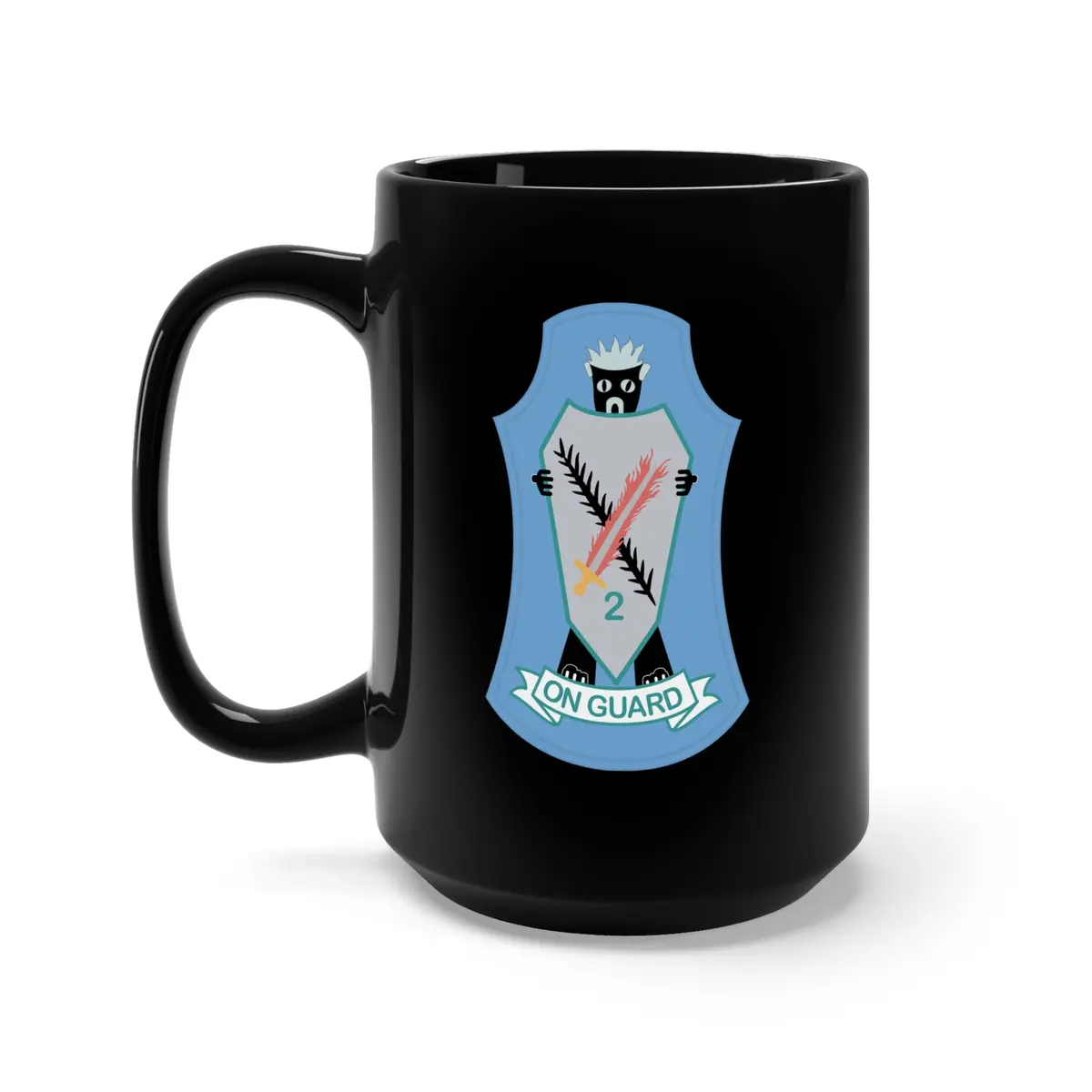 Black Mug 15Oz - 2Nd Battlegroup - 6Th Infantry Regt - Berlin Bde Wo Txt 1
