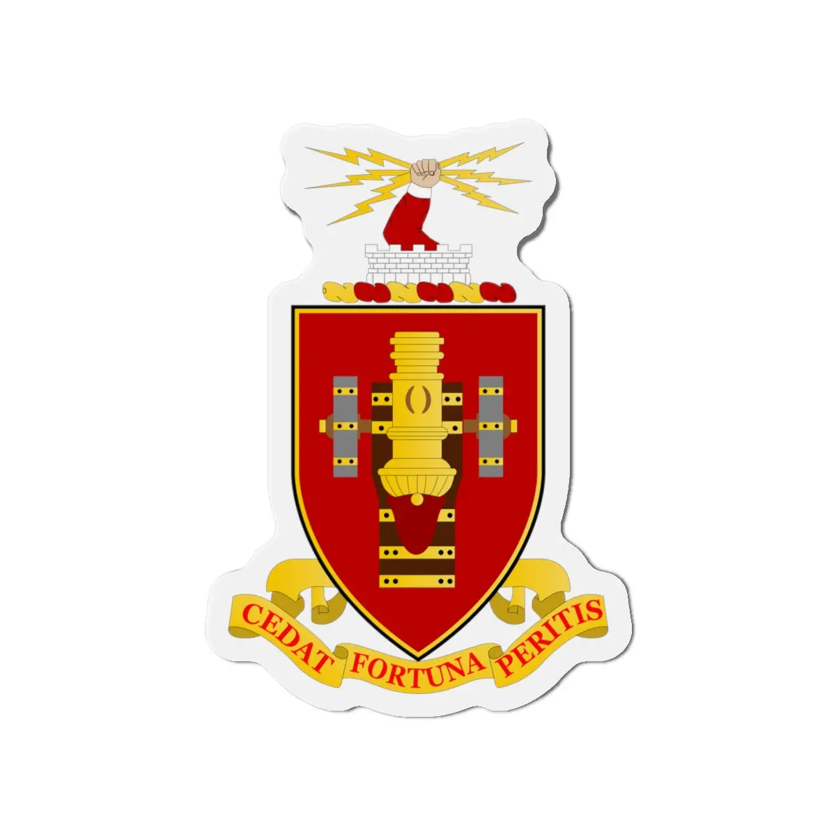 Die-Cut Magnets - Army - Coa - Fort Sill - Artillery School Wo Txt X 300 1