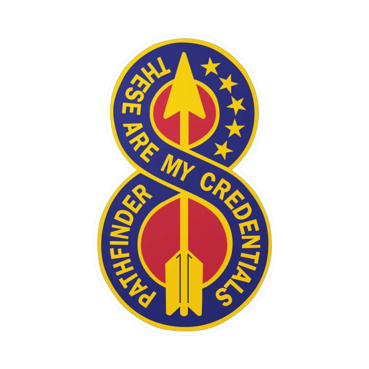 Kiss-Cut Vinyl Decals - Dui - 8Th Infantry Division X 300 1
