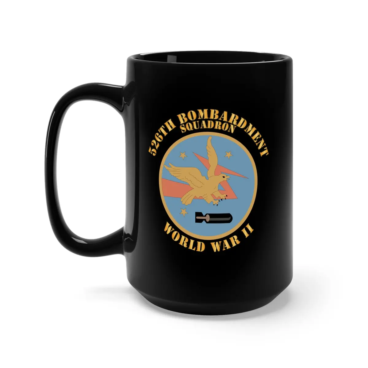 Black Mug 15Oz - Aac - 526Th Bombardment Squadron - Wwii X 300 1