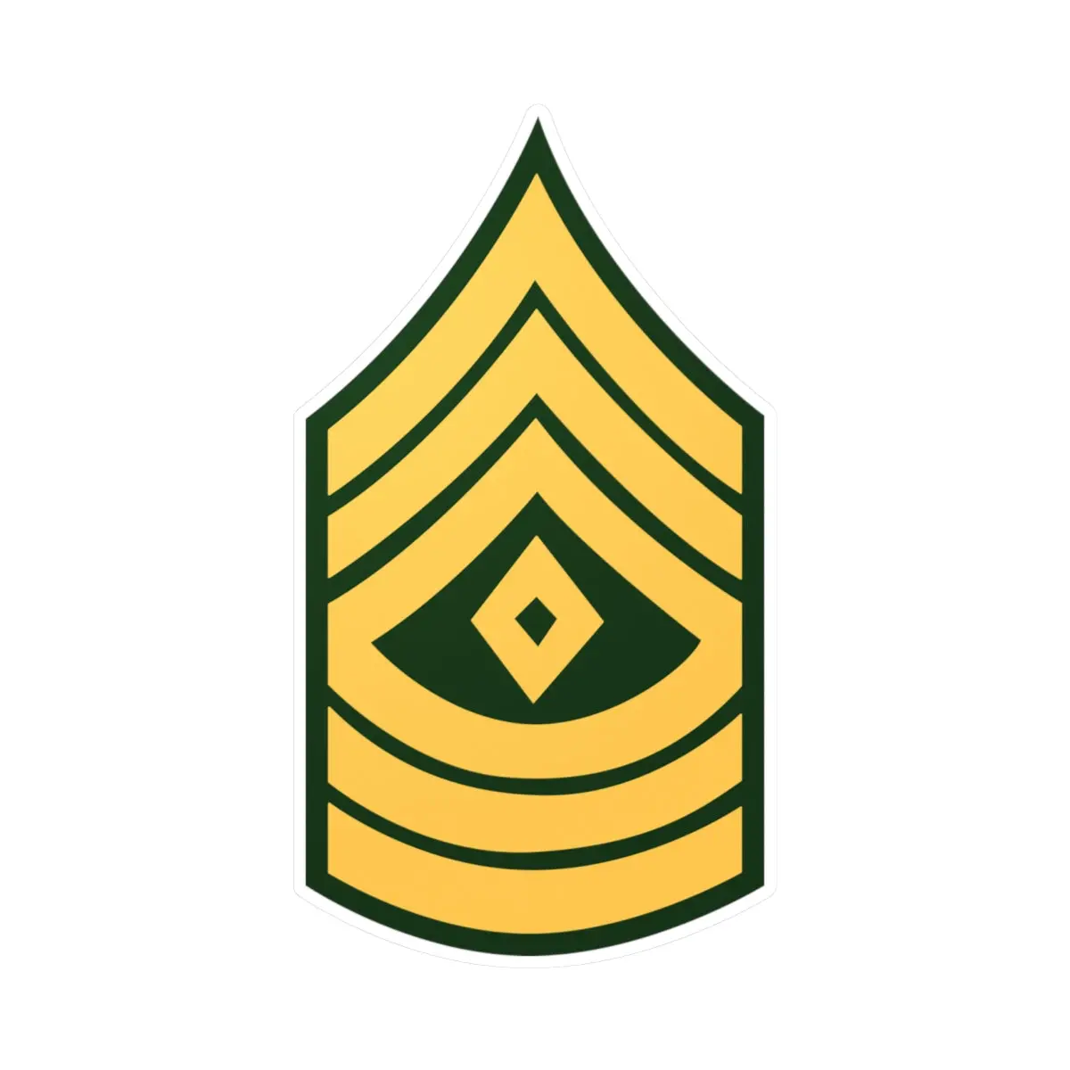 Kiss-Cut Vinyl Decals - Army - First Sergeant E-8 (1Sg) X 300 1