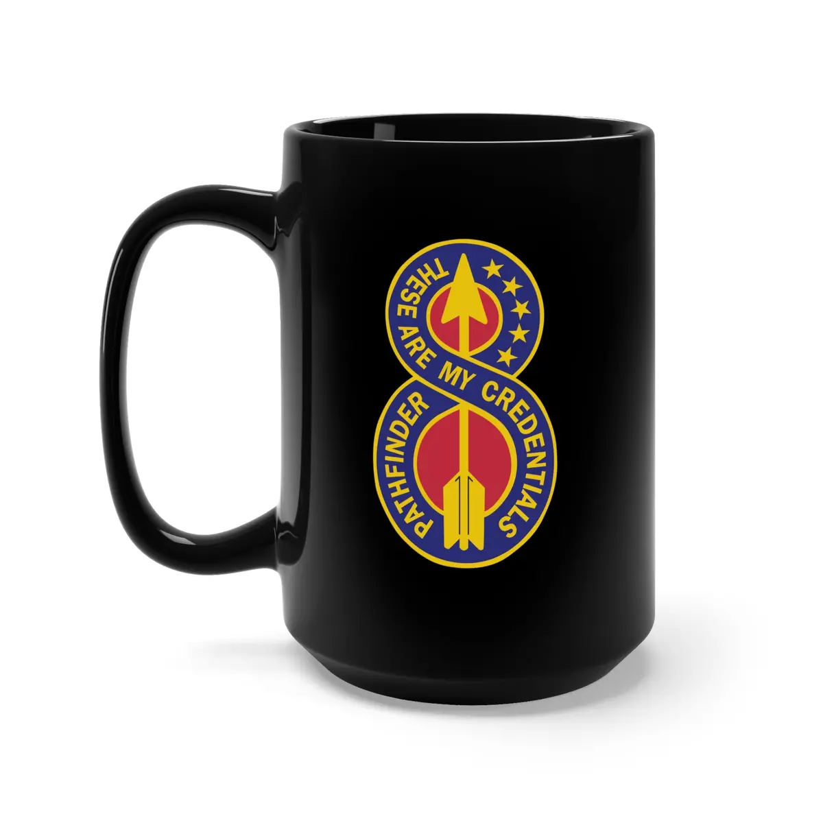 Black Mug 15Oz - Dui - 7Th Infantry Division X 300 1