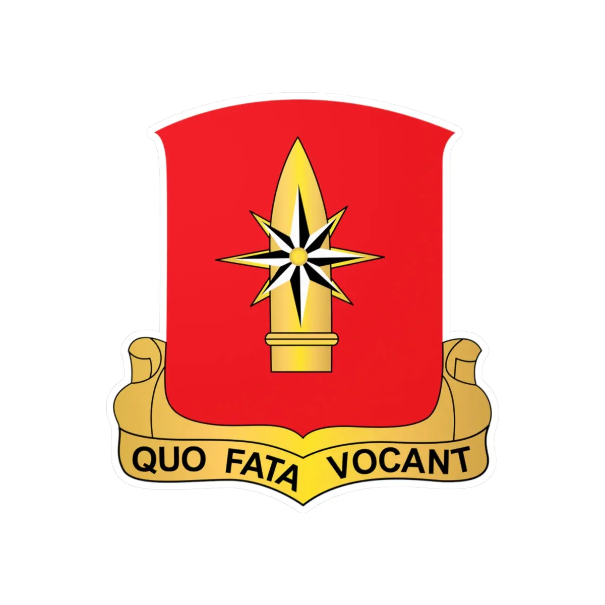 Kiss-Cut Vinyl Decals - 43Rd Field Artillery Battalion - Red Wo Txt X 300 1