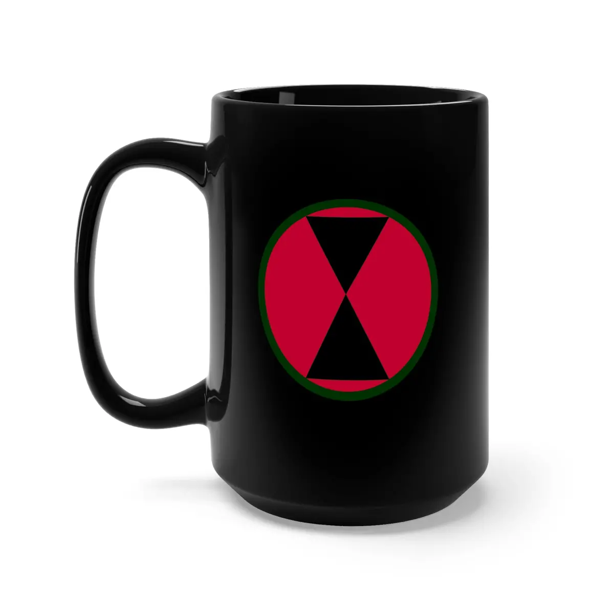 Black Mug 15Oz - Ssi - 7Th Infantry Division Wo Txt X 300 1