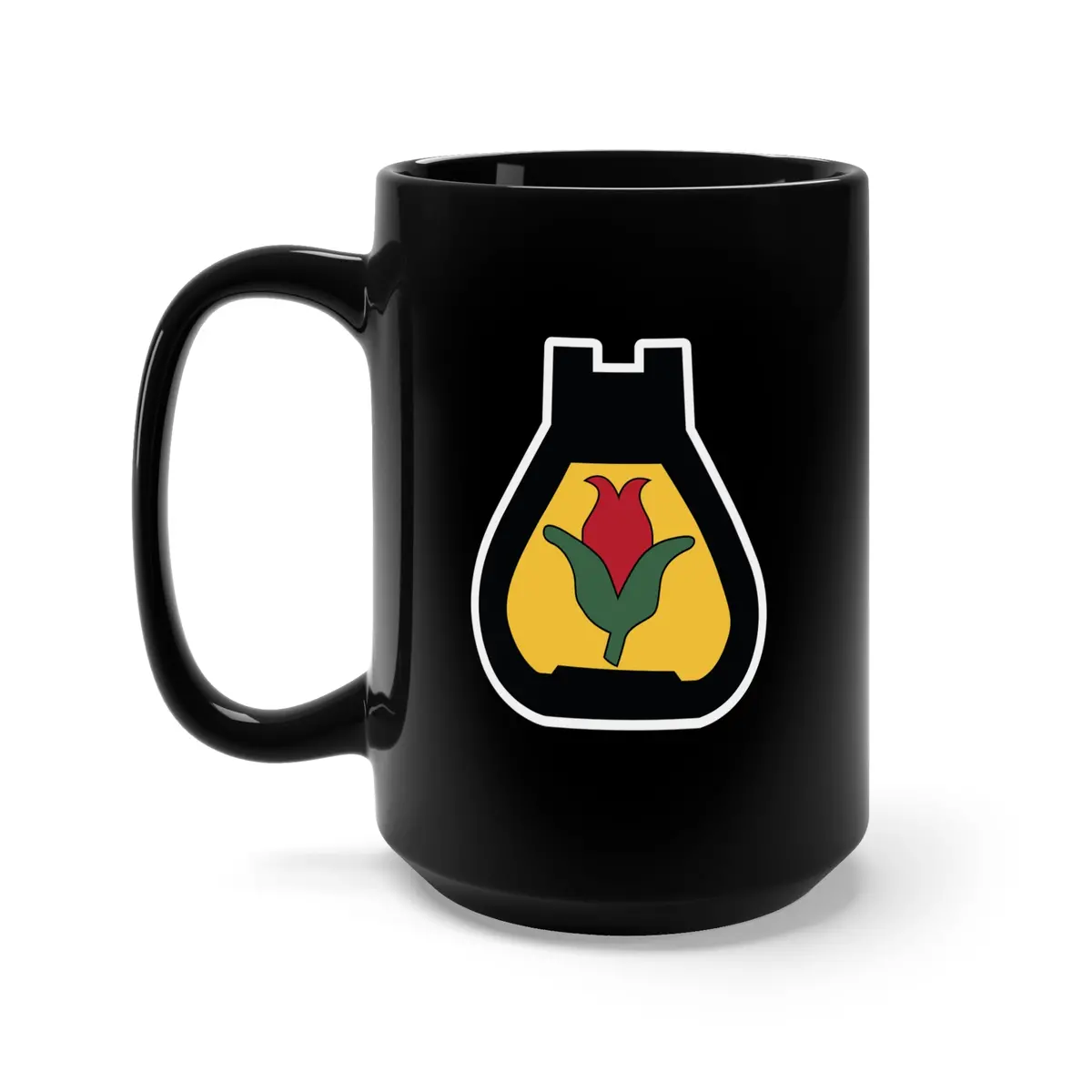 Black Mug 15Oz - Ssi - 24Th Cavalry Division X 300 1