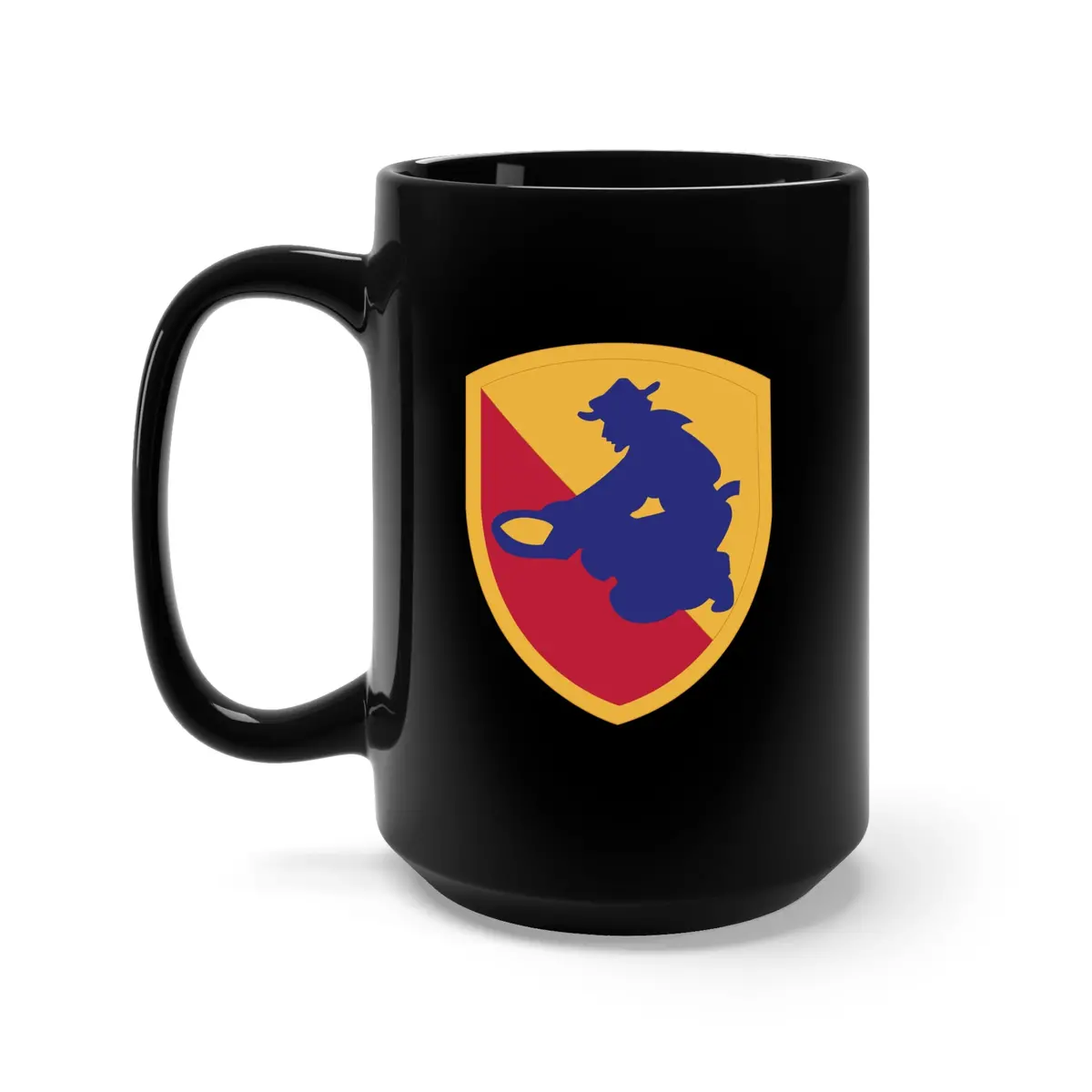 Black Mug 15Oz - Ssi - 52Nd Infantry Division (1946-1947) X 300 1