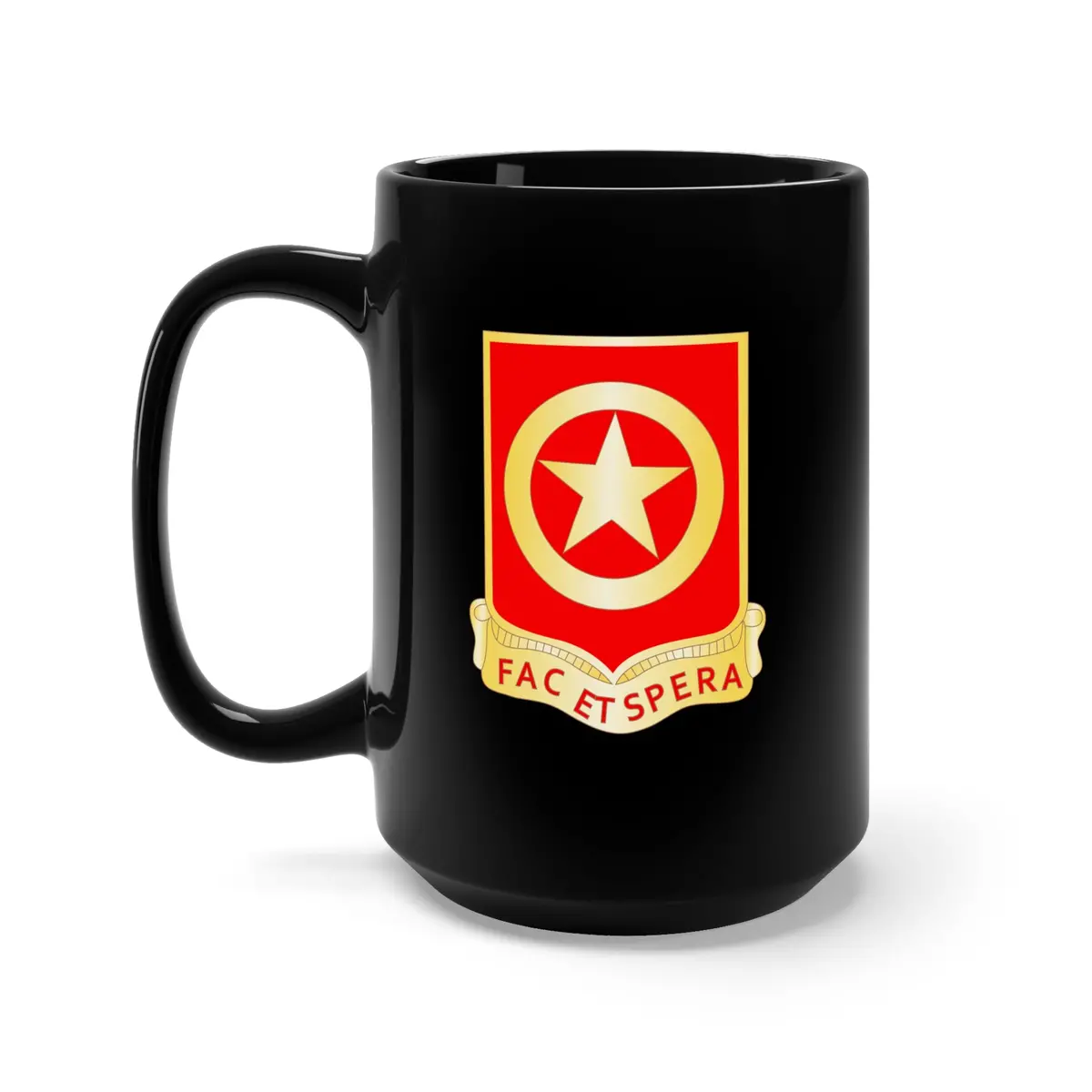 Black Mug 15Oz - Army - 48Th Field Artillery Battalion Wo Txt 1