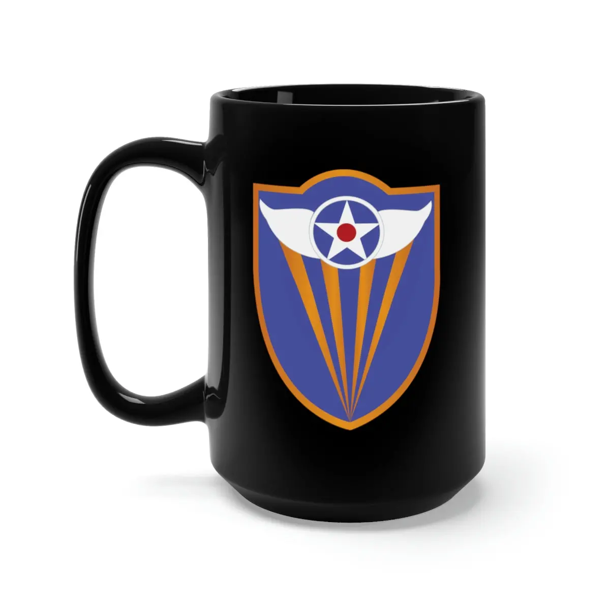 Black Mug 15Oz - Aac - Ssi - 4Th Air Force Wo Txt X 300 1