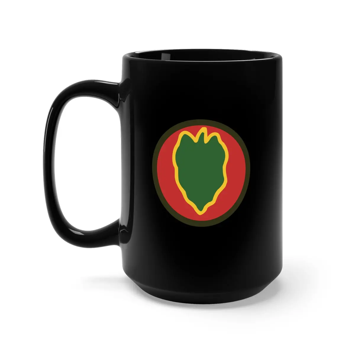 Black Mug 15Oz - Ssi - 24Th Infantry Division X 300 1