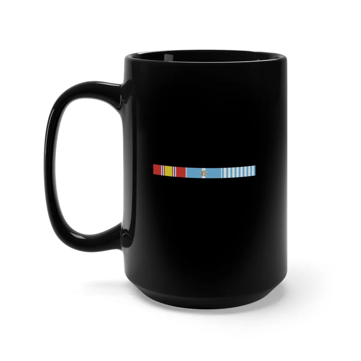 Black Mug 15Oz - Korean War Service Bar W Campaign Star X 300 1