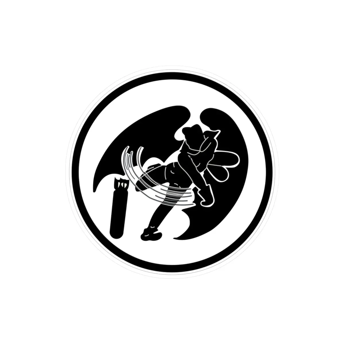 Kiss-Cut Vinyl Decals - Aac - 318Th Bomb Squadron Wo Txt 1