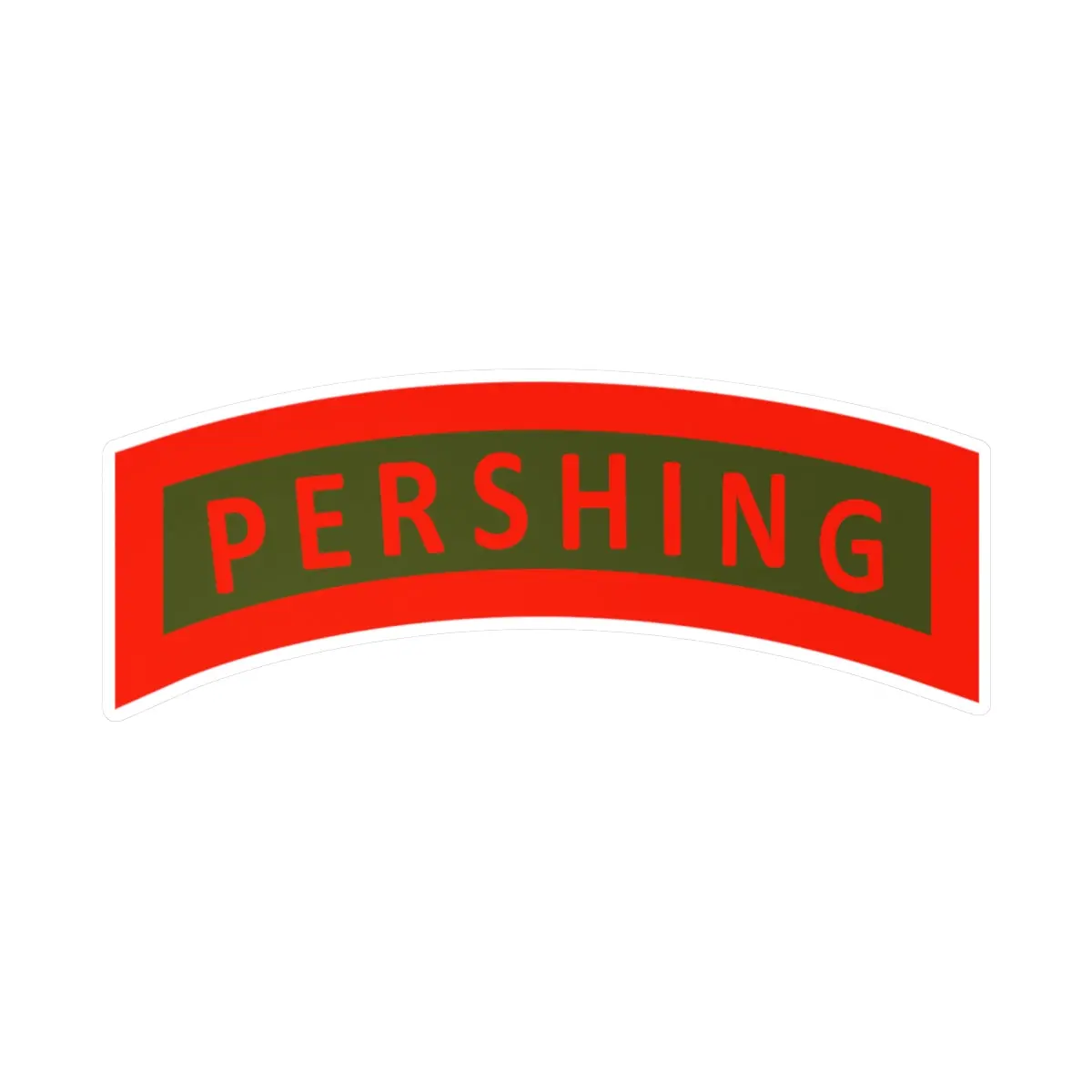 Kiss-Cut Vinyl Decals - Army - Pershing Missile Tab 1