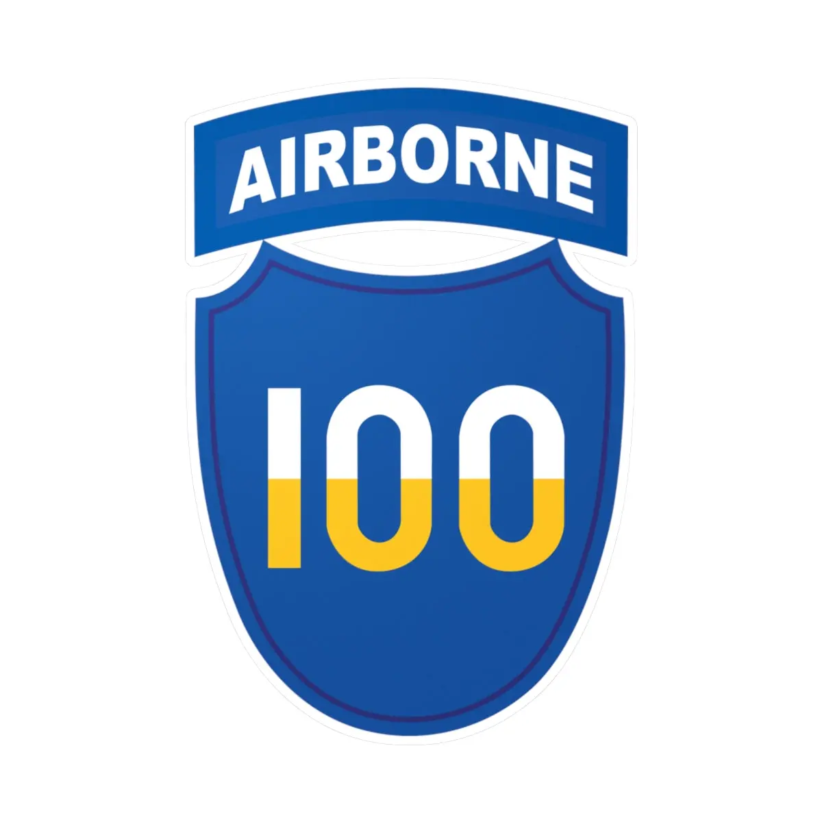 Kiss-Cut Vinyl Decals - Ssi - 100Th Division (Airborne)  X 300 1