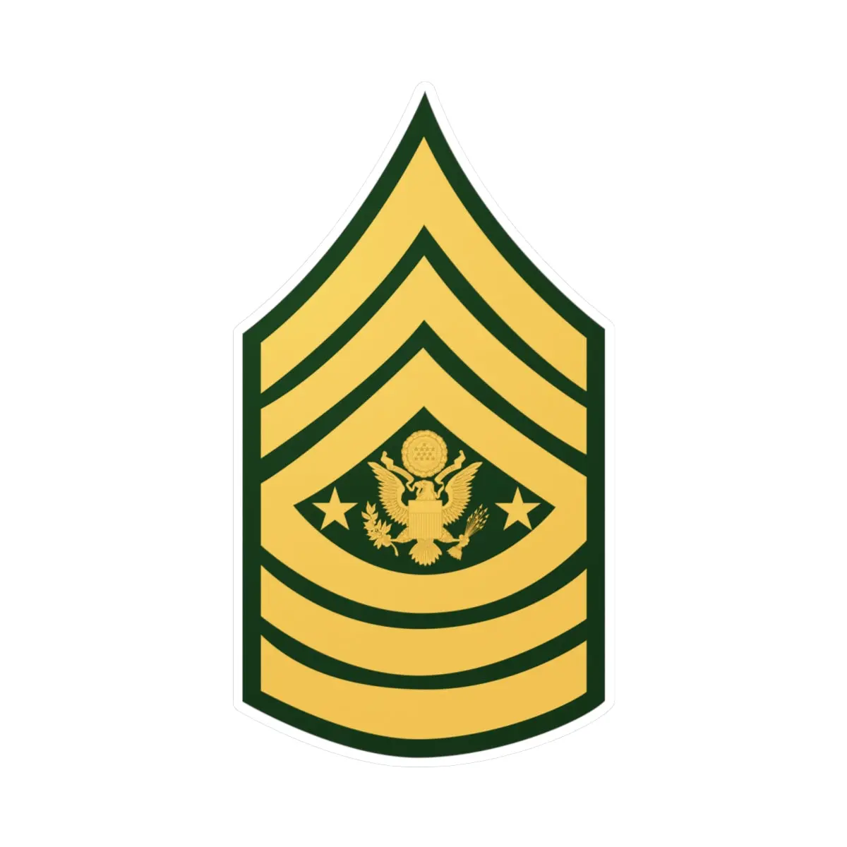 Kiss-Cut Vinyl Decals - Army - Sgt Major Of The Army E-9 (Sma) X 300 1