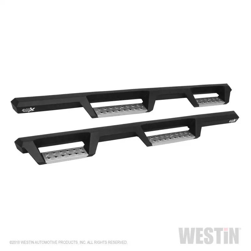 Westin 07-18 Jeep Wrangler Jku 4Dr. Hdx Stainless Drop Nerf Step Bars - Tex. Blk 1