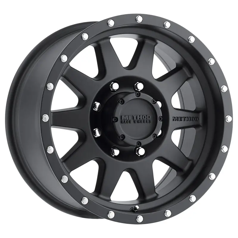 Method Mr301 Standard Off-Road Wheel – 18X9, +18Mm Offset, 8X180 Bolt Pattern, 130.81Mm Center Bore, Matte Black 1