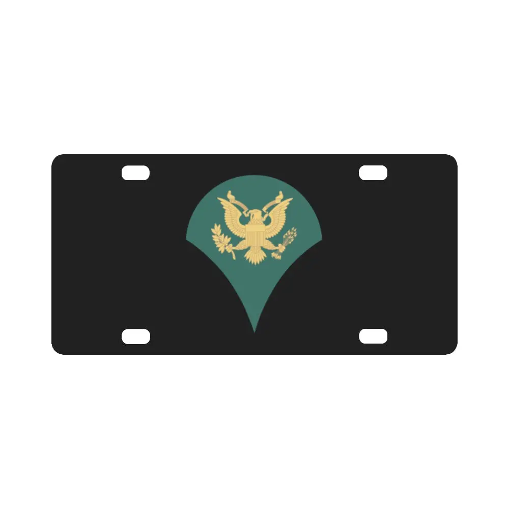 Army - Enlisted - Spc 4 - Specialist 4 - Std Wo Txt X 300 Classic License Plate 1