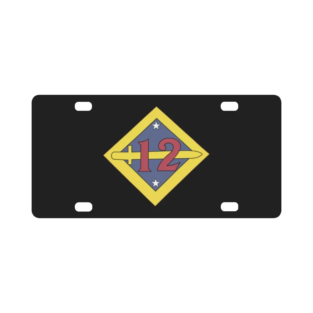 12Th Division - Ssi Wo Txt - 1918-1919 X 300 Classic License Plate 1